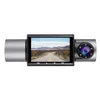 2 بوصة CAR DVR IPS شاشة HD 1080P 720P ثلاث عدسة داش كاميرا القيادة مسجل القوس المغناطيسي المدمج في GPS KG330