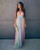 Elegancka sukienka sling siatki Kobiety 2021 Odzież damska Moda Seksowny Głęboki V Neck Y1006