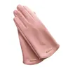 Fem fingrar handskar kvinnor039s vinter elegant varma pekskärm mocka full finger cykling drive vantar guantes femme8627989