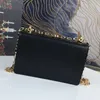 Single Shoulder Bags Messenger Chain Bag Imported Cow Leather Inlaid Resin Bottom Plated With Real Gold Flip Magnetic Buckle Atmos242V