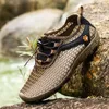 Unisex Natación Zapatos de agua Hombres Descalzos Sandalias de playa al aire libre Upstream Aqua Shoes Nonslip River Sea Buceo Zapatillas Y0714