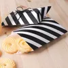 Stripe Pillow Shape Candy Box Christmas Gift Bag Wedding Favors Baby Shower Birthday New Year Party Festive Decor