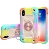 Magnetic Metal Ring Holder Stand Defender Cases For Iphone 12 mini 11 Pro Max XR XS 6 7 8 plus 3 in 1 Armor Soft Silicone Hard PC 6078302