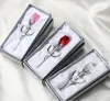 Bomboniere alla moda in cristallo rosa con scatola colorata Baby Shower Ornamenti souvenir per gli ospiti Regali di nozze romantici