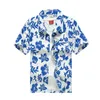 Mäns Casual Shirts Strand Män Sommarlov för Coconut Tree Tryckt Kortärmad Knapp Ned Hawaiian M-5XL1