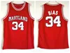 Len Bias 34 Northwestern Wildcats High School-Basketballtrikot für Herren, günstige 1985 Maryland Terps Len Bias College-Basketballtrikots mit Nähten