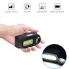 XPE COB LED MINI Headlamp Revargable Reflektor 7-trybowa Lampa Latarka Kemping Night Night Fishing Polowanie