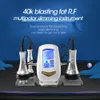 Beruf 3 in 1 Ultraschall Kavitation Schlankheitsmaschine Vakuum RF Radiofrequenz Lipo Laser Fettabsaugung Bildhauerei Körperform Slim Shaping Ausrüstung