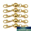 5PCS Round Ball Magnetiska Clasps för Läder Cordmagnet Spänneanslutning för DIY-armband Halsband Smycken Göra fynd