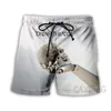 Herren-Shorts, CAVVING 3D-gedrucktes Traumtheater, Sommer, Strand, Streetwear, schnell trocknend, lässig, Schweiß für Damen/Herren, U02