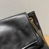 Kadın deri omuz çantası lüksler kadınlar zincir crossbody çantalar yüksek kaliteli ontheo tasarımcılar çantalar sacoche kapitone el çantası