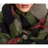 Sciarpe 2022 Era alta qualità Accessori invernali caldi da donna Cashmere Camouflage Sciarf Coperchio scialle