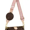 2023 Multi Pochette Bag axelväskor Crossbody Bag Womens Handväskor Väska Purs Påsar Läderkoppling Ryggsäck Plånbok Fashion Fannypack 713-16