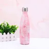 500ml Double-Wall Insulated Vacuum Flask Stainless Steel Water Bottle For Girls Colorful BPA Free Thermos for Sport 211109