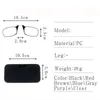 Sunglasses Legless Clamp Nose Reading Glasses For Both Men And Women Portable Case Can Be Attached To The Mobile Phone +2.00