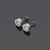 2021 Not Fade Top Quality CZ Stone Stainless Steel Earrings Gold Color Extravagant Ear Studs For Women Jewelry Wholesale