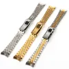 Watch Bands 20mm Silver Gold Stainless Steel WatchBand Replace For Strap DATEJUST Band Submarine Wristband Accessories For men