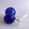 Ciotola di raccolta della cenere di vetro colorato Gorgogliatore per tubi di fumo Calabash Ashcatcher Ciotole Zucca Percolatore Acqua Bong Dab Rigs