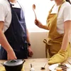 Nouveau tablier de lin de coton de vents nordiques Tablier de cuisson réglable pour tabliers de cuisine de chef pour femme homme bavoir Home Wear 201007