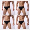 Underpants 4pcs/lot Men Underwear Sexy Briefs Male Panties For Man Gay Jockstrap Clothes Calzoncillos Hombre Thong Brief