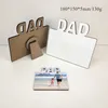 MDF Sublimation Blank Photo Frame Wooden Lettering Photo Board Sublimating White Family Home Album Frame Heat Transfer ZZE8186