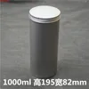 10 st 1000 ML aluminiumburk, metallburk, kosmetisk plåt 1000G tom behållare, aluminiumförpackningsbehållare hög kvantitet