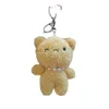 12cm knuffel beren sleutelhanger hanger cartoon tas poppen hangers gevulde dieren speelgoed sleutelhanger groothandel