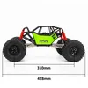 Chasis de Rock Buggy con distancia entre ejes de 310mm con jaula antivuelco de tubo para coche trepador de control remoto 1/10 Axial SCX10 90046 para regalos Traxxas TRX4