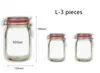 Bottiglie di vetro riutilizzabili Sacchetti di conservazione per la conservazione della forma Biscotti per snack Sacchetto sigillato Sacchetto di immagazzinaggio sigillato per addensare il frigorifero