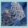 Bijoux de cheveux bijoux pinces à cheveux Barrettes Zircon Micro-cheminée Champions couronne mariée tête ornements coiffure de mariage accessoires cadeaux goutte