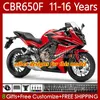 Corpo da motocicleta para HONDA CBR-650 CBR Azul Verde 650 CBR650 F 2011-2016 Bodywork 73No.26 CBR-650F CBR650F 11 12 13 14 15 16 CBR 650F 2011 2013 2016 Fairings