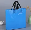 Custom logo printed plastic packing shopping bags with handle,customized garment/clothing/gift packaging bag #169