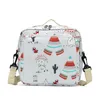 Baby Diaper Bag Printed Waterproof Dry Nappy Zipper Handbag Stroller Carry Pack Travel Outdoor Wet Storage Bags Pocket