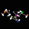 Body Piercing Jewelry Capsule Shape Tongue Bar Nipple Bars Ring Labret Lip Piercing Jewellery for Men Women Wholesale Price