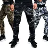 2021 Mode Camo Pants Nieuwe Heren Camouflage Overalls Jogger Broek Joggingbroek Broek H1223