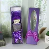 Fournitures de fête avec ours savon fleurs ensemble boîte-cadeau anniversaire oeillet Bouquet saint valentin cadeaux pour les femmes