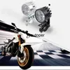 Motosiklet LED Far 12 V 20 W Sis Lambası 6500 K MOTO Yardımcı Işıklar Far Spot 6500 K Beyaz Waterpoof Spot Lamba Araba