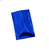 12 * 18cm Öppna topp Aluminiumfolie Mylar Bag 100pcs / Lot Tea Mat Paket Förpackning Pås Mask Vacum Seal Pack Bagheigh Quatity