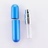 5 ml mode parfum spuit herbruikbare glazen fles lege cosmetische container reizen aluminium parfum spuit xy280