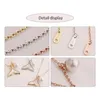 Sterling Silver 925 Neck Chain Vintage Jewelry Crystal Necklace Sets For Women Fishtail Natural White Fritillaria Pearl Pendants Q0531