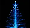 وميض إبداعي ملون متوهج شجرة عيد الميلاد ألعاب LED LED LED Flash Fiber Optic Tree Trea Hot