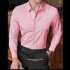 Mode Baumwolle Langarm Hemd Männer Solide Slim Fit Männlich Sozial Casual Business Weiß Schwarz Kleid Hemd Männer 6XL 7XL 8XL 210714