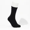 Men's Socks 2022 High Quality Fashion Terry Sport Letter Crew White Men Custom