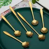 Stainless Steel Coffee Milk Tea Stirring Spoon Dessert Ice Cream Jelly Fruit Small Spoons Multifunction Drink Mixing Milkshake Scoop Kitchen Tableware ZL0253