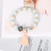 Beaded Strands Boho Jewelry Multilayer Armband Set för Women Beads Girl Charms Armband Style Hand Decoration Fawn22