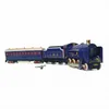Novelty Games Adult Collection Retro Wind up toy Metal Tin moving Vintage Rail train model Mechanical Clockwork toy figures kids gift