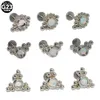 4PCS G23 Titanium Piercing Jewelry Labret Lip Bar Stud Steel Cartilage Opal CZ Gem Ear Tragus Helix Earring Tongue Rings Women