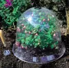 Trädgårdsmaterial Skyddskläder Återanvändbar Plast Plant Bell Cover Växter Protector för säsongförbund med markfäste