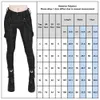 Panie Cargo Spodnie Wysokiej talii Black Streetwear Vintage Punk Goth Kobiety Lato Casual Długie Spodnie Joggers D30 210915