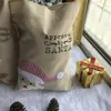 Christmas Decorations 50*70cm Christmas gift bags Ping'an fruit linen drawstring bag Party Supplies 831 B3